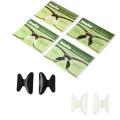 RHS Online 4 Pairs Anti-Slip Silicone Nose Pads Nosepads For Eyeglass Sunglass Glasses Spectacles. 