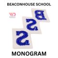 🏫 BSS Beaconhouse School Uniform Monogram Logo Badge High Quality Embroidered Easy to Apply 🎖️. 