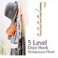5 Level Door Hook Multi-Functional Adjustable Door Straps Hanger Hat Bag Coat Clothes Rack Organizer Hooks Handbag Bag Storage. 