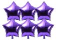 Purple Happy Birthday Theme Set including 1 Pcs Happy Birthday Banner+30 Pcs Metallic Balloons+5 Confetti Balloons+1 Foil Curtain+2 Foil Star+1 Foil Heart Balloon for Birthday Decoration-Beautiful Birthday Accessories. 