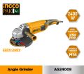 Ingco Angle Grinder 2400W 9". 