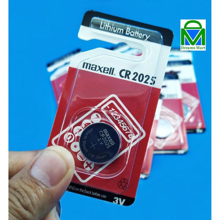 DreamsMart Original CR2025 3V Lithium Battery Cell Watch Remote Toys Coin Button 2025 Cell DIY Projects