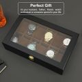 12 Slots Wrist Watch Box Watch Holder Storage Case Organizer High Quality PU Leather Watch Display Storage Box Smart Watch Display Box. 