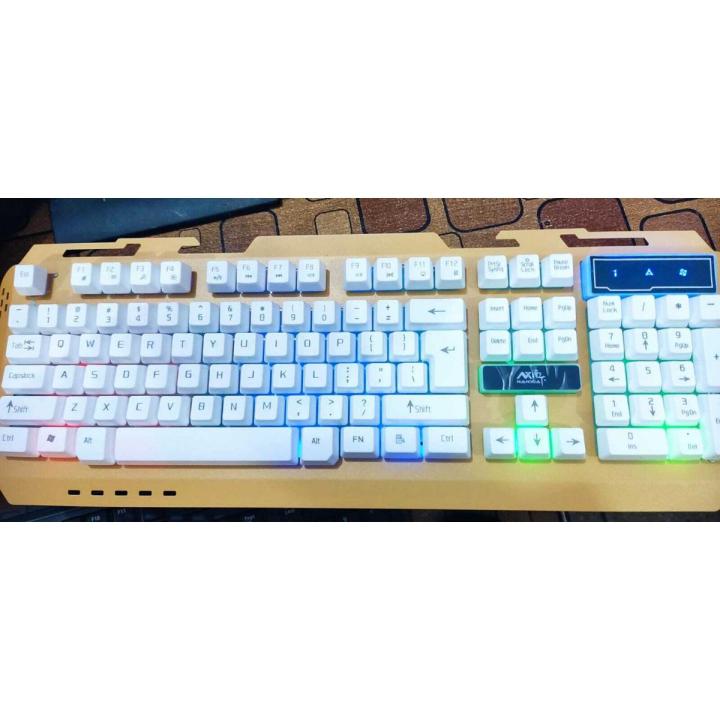 K89 RGB Gaming Keyboard With Mouse Rainbow LED Backlit Mechanical Keyboard