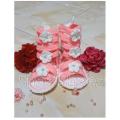 Hand made woolen shoes/Boots for girls (Pink) suitable for baby 1 to 2 years. 