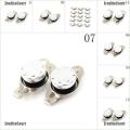 EruditeCourt 2Pcs 10A 250V KSD301 30C~160C Thermostat Temperature Thermal Control Switch. 