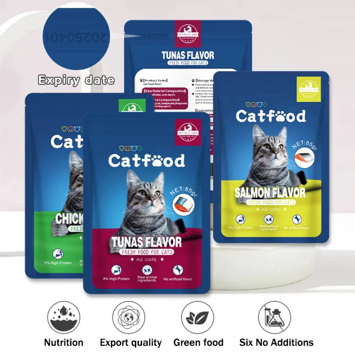 Pet%20New%20Land%20Cat%20Wet%20Food%20Pouch%20For%20Adult%20Cat%20And%20Kitty%2085g%20-%20Image%202