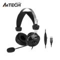 A4Tech HU-7P Headphones - ComfortFit Stereo USB Headset - Black. 