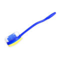 Long Handle Bathing Brush and Scrub - Bath Brush with Sponge - Effective Cleaning. 