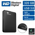320 GB External Hard Disk Portable 320GB WD Element Hard Drive USB 3.0. 