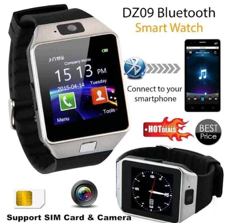 DZ09 Smartwatch T500 Ultra 8 with Bluetooth and Camera – Compatible with All Mobile Phones