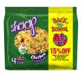 SHOOP INSTANT NOODLES CHICKEN 55 GM (4X55G) RS 30 FLASHER. 