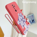 Casing Oppo A5 2020 Oppo A9 2020 phone case softcase liquid silicone protector smooth shockproof bumper cover new design comic flower cartoon ytyhh01. 