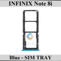 Infinix Note 8i SIM Tray Sim Jacket Sim Slot Sim Door For Infinix Note 8i - Blue. 