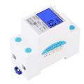 Single Phase Digital Display Energy Meter DDS528L Din Rail, Display Power KWh, Energy KW, Volt V Ampere A. 