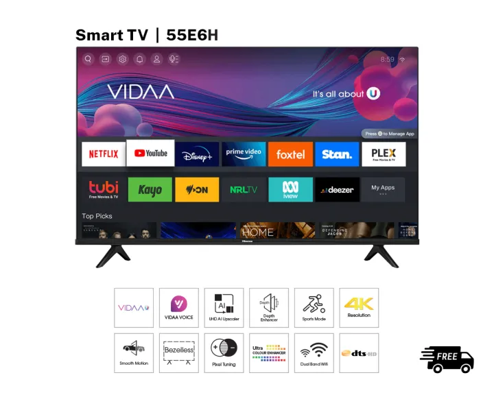 Hisense%2055E6H%2055"%20%204K%20Vidda%20Smart%20TV%20-%20Black-%202%20Years%20Brand%20Warranty%20-%20Image%202
