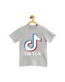 The Shop - Heather Grey TikTok T-Shirt For Boys & Girls Kids - TT-G1. 