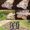 Plastic Pathway Path Maker Mold DIY Molding Patio Walk Maker Paver Walk Mould Concrete Paver Brick Mold Tool professional design. 