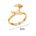 New Adjule Ring Adjule Delicate Cartoon Chrit anta Ring. 