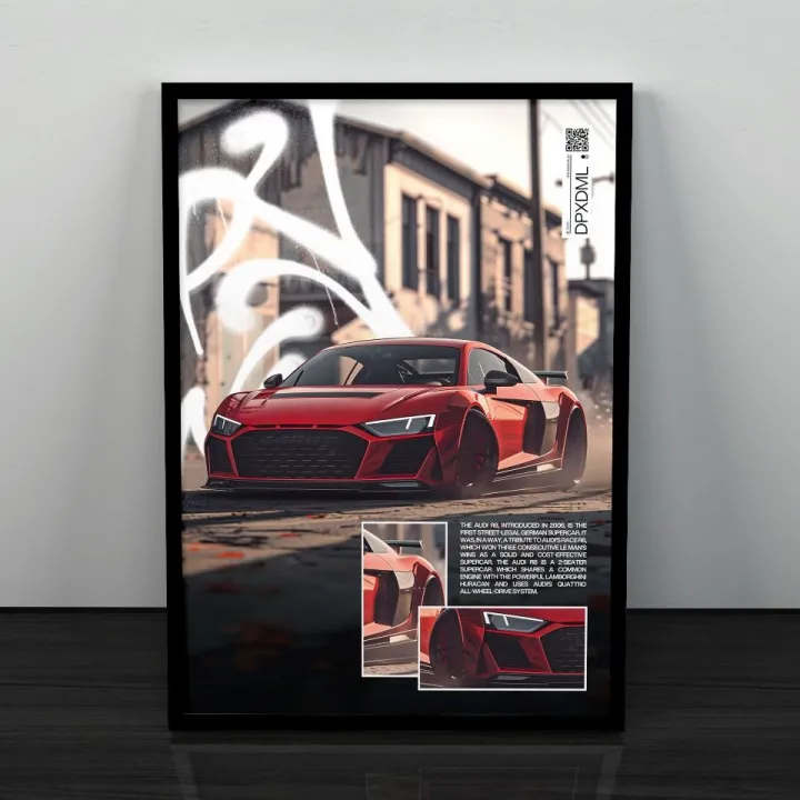 Audi%20R8%20V10%20wall%20Frame,%20wall%20decoration%20photo%20frame%20and%20wall%20hanging%20home%20decor%20-%20Image%202