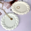 Oval Making Plaster Resin Molds Ornaments Coaster Jewelry Display Tray Silicone Mold Storage Rack. 