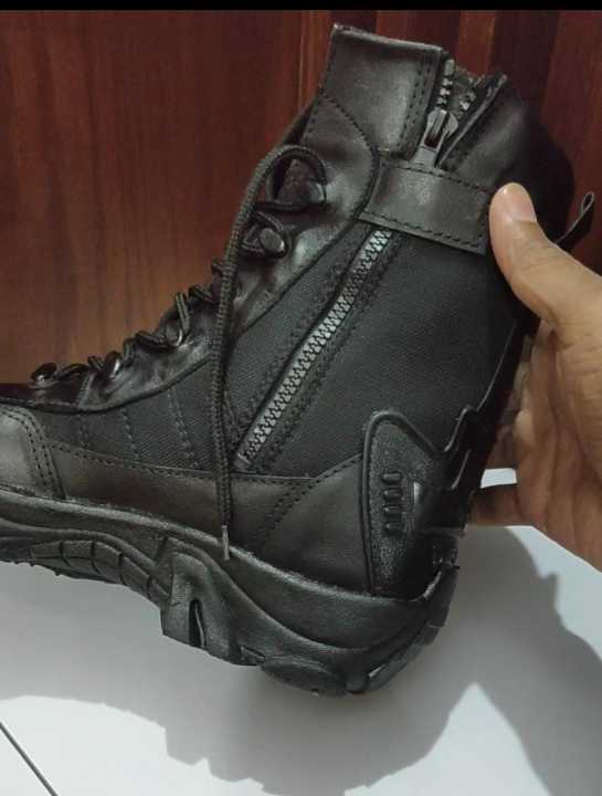 Delta%20commando%20shoes%20ankle%20boots%20long%20shoes%20Army%20shoes%20Hiking%20shoes%20Trekking%20shoes%20Leather%20long%20shoes%20commando%20-%20Image%204