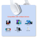 GOOJODOQ J218 Wireless Headphones Bluetooth 5.3 Earphones Foldable Gaming Headset Sport Headphone with Mic Music Earbuds 200mAh. 
