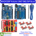 Arduino Uno SMP/ DIP CNC Shield V3 Engraving Machine 3D Printe A4988 Driver Expansion Board For Arduino & UNO USB Cable by Electrica. 