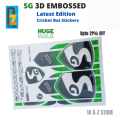 NEW SG 3D Embossed Cricket Bat Sticker 2023 Green Edition ||CRICKET BAT STICKEER || SG 3D BAT STICKER || 100% PERFECT FOR PROFESSIONALS BAT. 