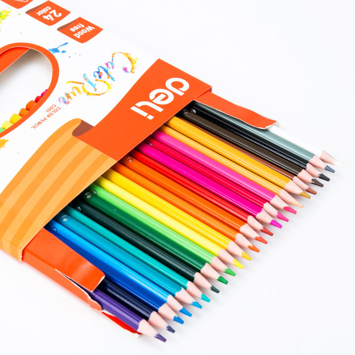 24 Pcs Imported Colors Pencils for Kids | Picasso 24 Pcs Color Pencil Set for Children