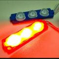 Red and Blue Flasher Light One Set (2pcs) For Car and Motorcycle. 