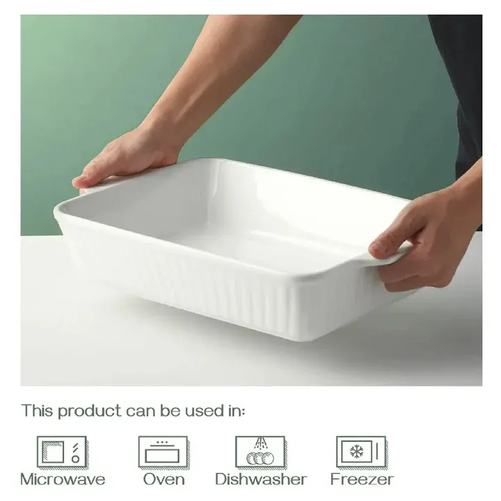 Techmanistan%2013.5"%20Long%20Rectangular%20Stripped%20Ceramic%20Tray,%20Oven%20Safe%20Ceramic%20Dish,%20Baked%20Rice%20Baking%20Tray%20Cake%20Tray%20Pizza%20Oven%20Dinner%20Plate%20Korean%20Bowl,%20Ceramic%20Baking%20Dish,%20Porcelain%20Baking%20&%20Serving%20Dish,%20Baking%20Pan%20Casserole%20Dish,%20Lasagna%20Pan%20-%20Image%2010