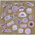 Aesthetic purple shade Stickers -for mobile back, Laptop, dairy and for decorating your stuff and making them look more attractive. 