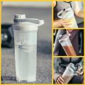 Protein Shaker Bottle Sports Gym Water Bottle Multi-Purpose Shaker with Mix Ball Blender Bottle BPA Free Plastic Easy Grip Leak Proof 700ml Gym Bottle for Gym Protein, Smoothies, Batters Fitness Workout Sports Protein Shaker Bottle with Whisk Ball. 