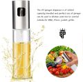 Sp Oil Sprayer  Stainless Steel  Transparent Glass  Spray Bottle. 