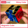 GC 3x3 Shiny Cube Cyclone Boys Metallic Cube for Speed Lovers | High Quality Magnetic Cube Puzzle Toy. 