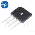 5PCS In-line rectifier bridge stack KBJ406 flat bridge silicon bridge bridge rectifier single-phase rectifier bridge. 