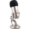 NANLIY- 3x Mic Cover Sponge Microphone Windscreen for Blue Yeti, Yeti Pro Condenser & (Sponge and Furry Windscreen, 2 Pack). 