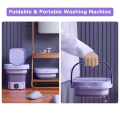 2 in 1 Mini Washing Machine Portable Foldable Washer with Dryer / Baby Washing Machine for Kids Clothes, Travel & Small Laundry. 