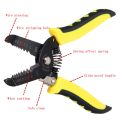 Wire Strippers Cutter Crimpers Insulation Remover Plier. 