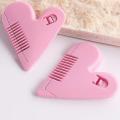 2 PCS Heart Shaped Hair Cutting Razor Comb Easy and Precise Hair Trimming Tool for Adults. 