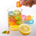 Pack of 10 Reusable Silicone Ice Cube Multi shape - Reusable Ice Cube, Fake Plastic Freezable Silicone Ice Cubes for Drinks, Wine non melting cooling Artificial Ice Cubes for Cooler multicolor. 
