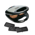 Black & Decker 750W 3-in-1 Multiplate Sandwich, Grill and Waffle Maker TS2090. 