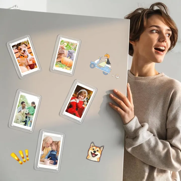 Fuji Polaroid magnets Fun Customizable Lightweight 3-inch refrigerator magnets Magnetic Mini 11 magnets for Kitchen décor