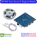 ISD1820 Voice Recording Module with Speaker | 10 Seconds Record & Playback | DIY Sound Module for Arduino Projects & Robotics by Electrica. 