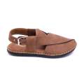 Peshawari By Bata Brown Peshawari Sandals For Men. 