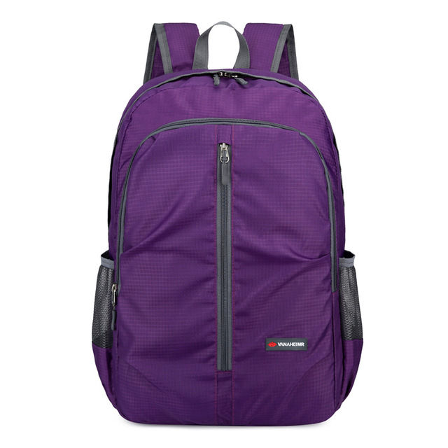 Vanaheimr Leisure Backpacks Nylon Unisex Wear-Resistant Waterproof Solid Color High capacity Sports Bag LOGO can be printed