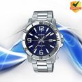 Original Casio - MTP-VD01D-2BVUDF - Stainless Steel Watch for Men. 