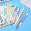 1/5/10Pcs 2 Hole Binding Clips Strip Binder Plastic Loose-leaf Clip Color A4 Paper Fasteners DIY Album Scrapbook File Folder Notebook. 