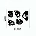 Switch Stickers Home Decor Fun Wall Art Stickers Electric Shock Zapped Skeleton Switch Sticker Waterproof Decals for Children's. 